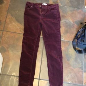 Buffalo mid rise slim leg cords